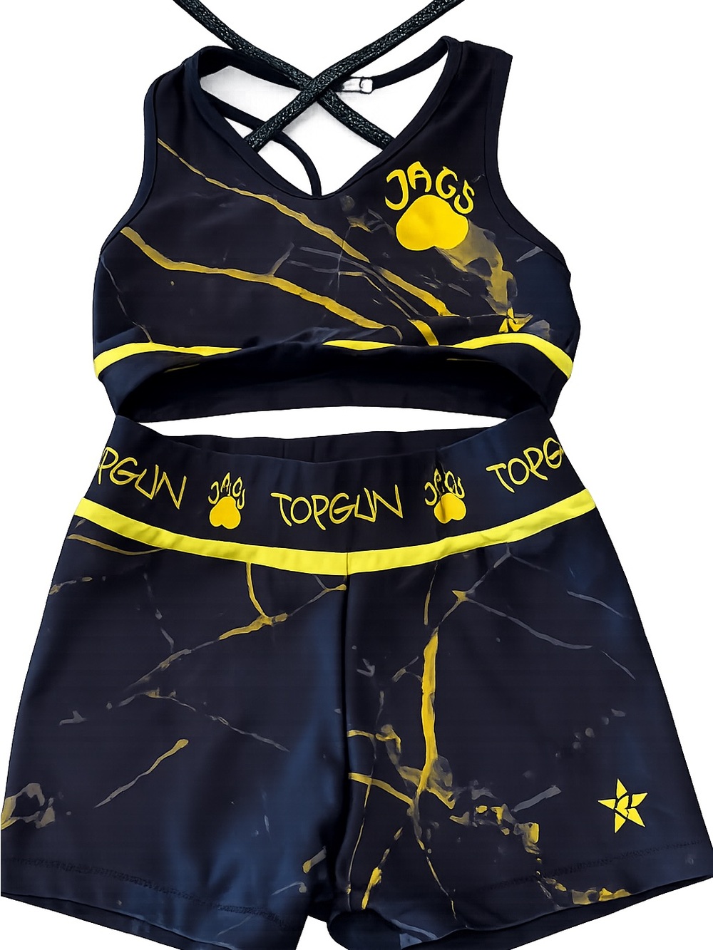 Top Gun 'Jags' Black & Yellow Athletic Set
